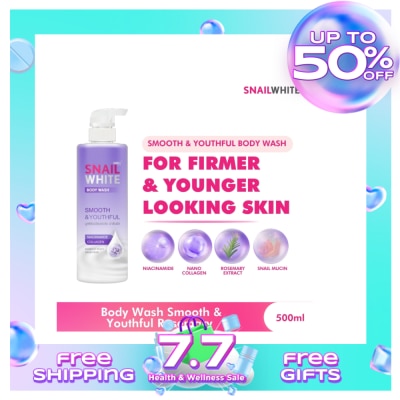 SNAILWHITE SNAILWHITE Smooth & Youthful Body Wash 500ml