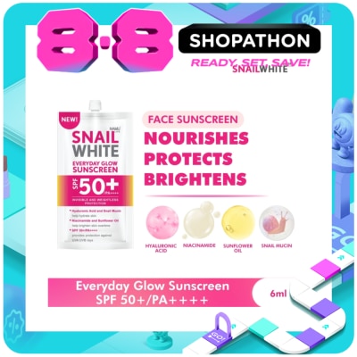 SNAILWHITE - SNAILWHITE Everyday Glow Sunscreen SPF 50+/PA++++ 6ml image