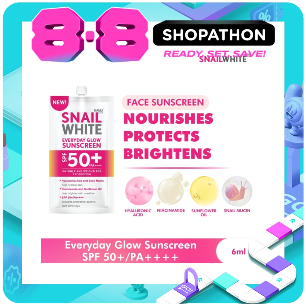 SNAILWHITE Everyday Glow Sunscreen SPF 50+/PA++++ 6ml image