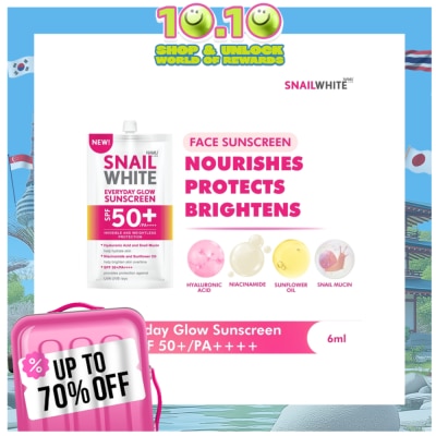 SNAILWHITE SNAILWHITE Everyday Glow Sunscreen SPF 50+/PA++++ 6ml