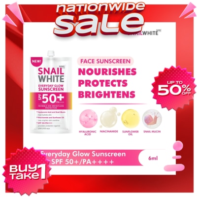 SNAILWHITE SNAILWHITE Everyday Glow Sunscreen SPF 50+/PA++++ 6ml