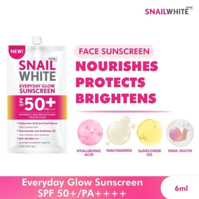 SNAILWHITE SNAILWHITE Everyday Glow Sunscreen SPF 50+/PA++++ 6ml