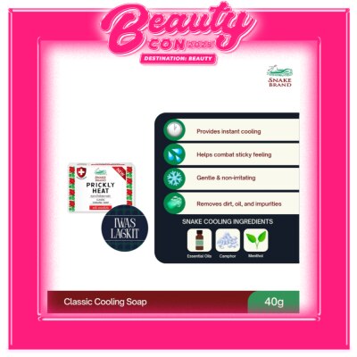 SNAKE BRAND SNAKE BRAND Prickly Heat Classic Cooling Soap 40g