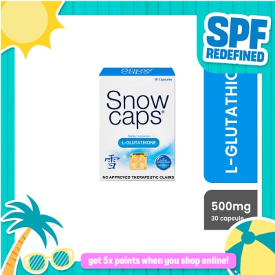 SNOW - SNOW CAPS Premium L-Glutathione 500mg Capsule Sold Per Piece