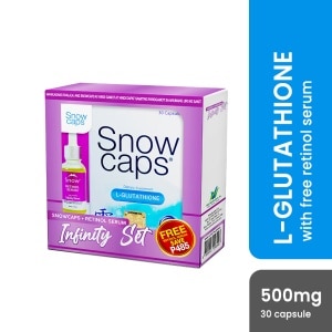 where to buy snow caps glutathione SNOW, SNOW CAPS Premium L-Glutathione 500mg with Free Retinol Serum Save  485