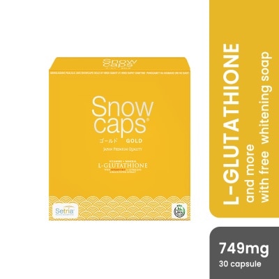 SNOW SNOW Caps Gold L-Glutathione 30s with Free Soap