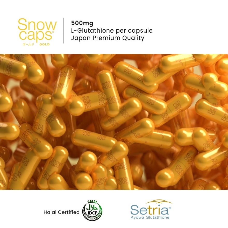 SNOW CAPS Gold L-Glutathione 749mg Sold Per Piece