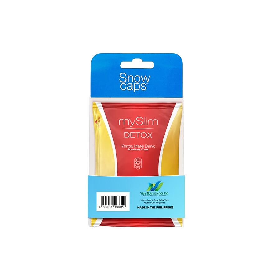 SNOW CAPS L-Glutathione 10s with Free Myslim Detox Yerba Mate Drink