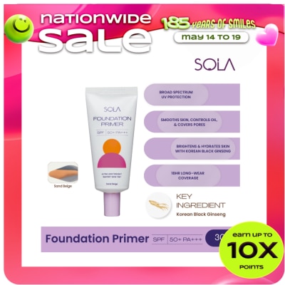 SOLA - Sola Foundation Primer Spf50+++ 30Ml Sand Beige
