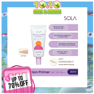 SOLA Sola Foundation Primer Spf50+++ 30Ml Light Beige