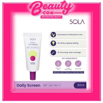 SOLA SOLA Daily Screen SPF 50+ PA++++ 30ml
