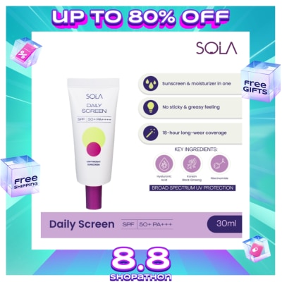 SOLA SOLA Daily Screen SPF 50+ PA++++ 30ml