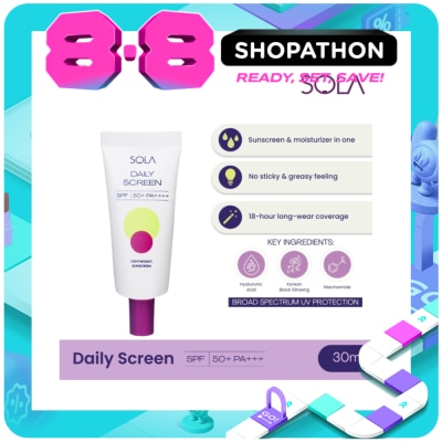 SOLA - SOLA Daily Screen SPF 50+ PA++++ 30ml image