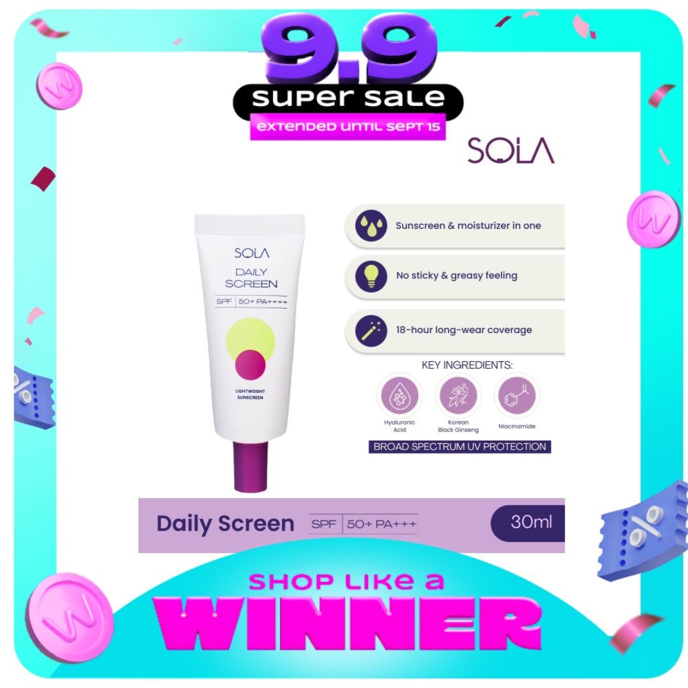 SOLA Daily Screen SPF 50+ PA++++ 30ml image