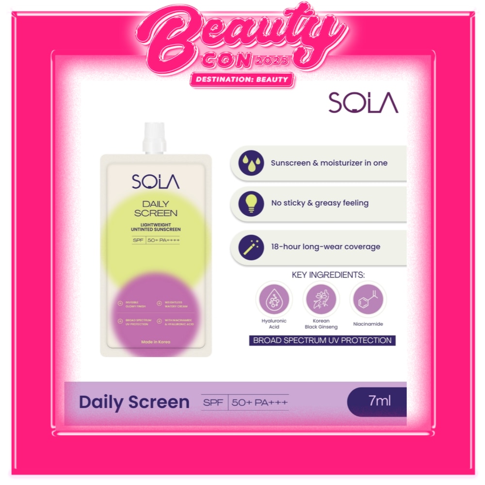 SOLA Daily Screen SPF 50+ PA++++ 7ml