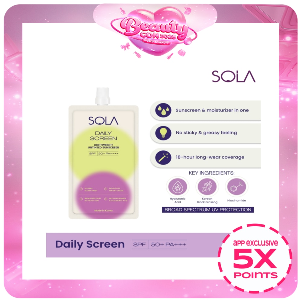 SOLA Daily Screen SPF 50+ PA++++ 7ml