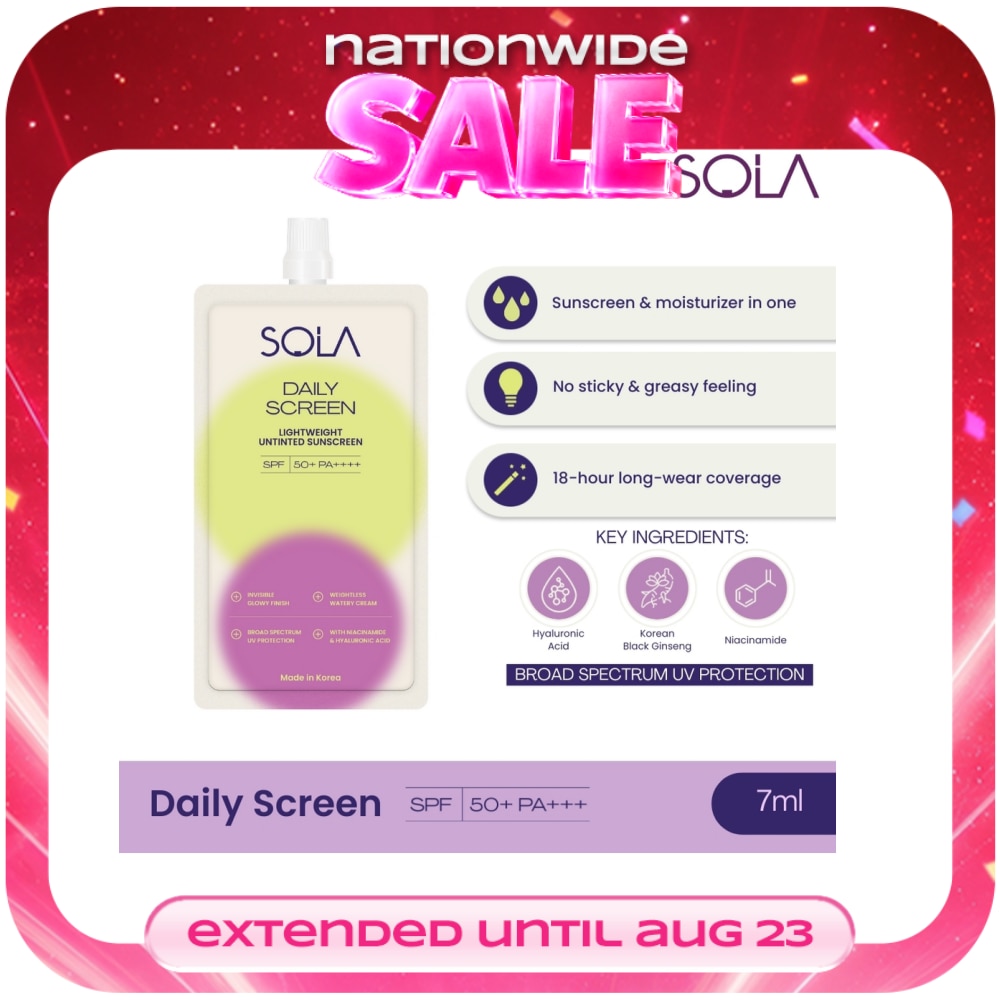 SOLA Daily Screen SPF 50+ PA++++ 7ml image