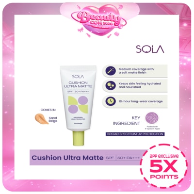 SOLA - SOLA Cushion Ultra Matte 30ml - Sand Beige