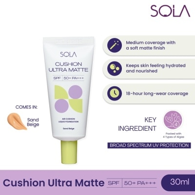 SOLA SOLA Cushion Ultra Matte 30ml - Sand Beige