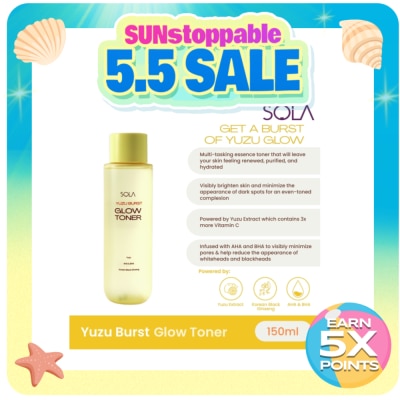SOLA - SOLA Yuzu Burst Glow Toner 150ml