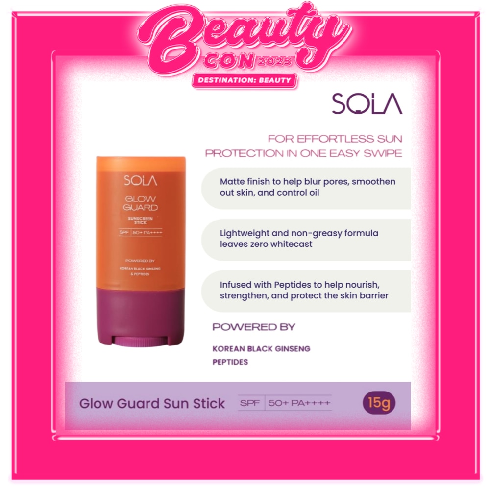 SOLA Glow Guard Sunscreen Stick SPF 50+/PA++++ 15g