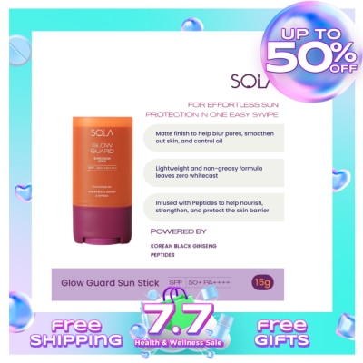 SOLA SOLA Glow Guard Sunscreen Stick SPF 50+/PA++++ 15g