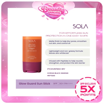 SOLA - SOLA Glow Guard Sunscreen Stick SPF 50+/PA++++ 15g