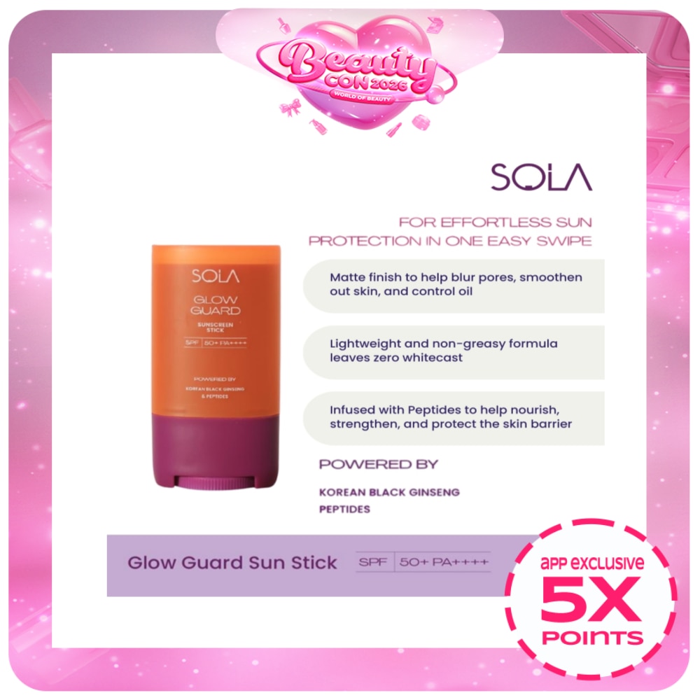 SOLA Glow Guard Sunscreen Stick SPF 50+/PA++++ 15g