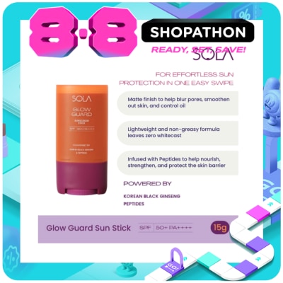 SOLA - SOLA Glow Guard Sunscreen Stick SPF 50+/PA++++ 15g image
