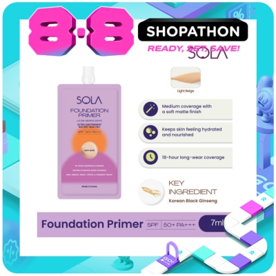 SOLA - Sola Foundation Primer Spf50+++ 7Ml Light Beige image