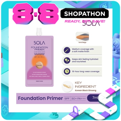 SOLA - Sola Foundation Primer Spf50+++ 7Ml Sand Beige image