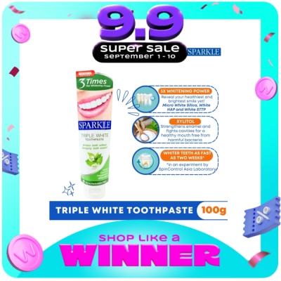 SPARKLE - Triple White Toothpaste 100g image