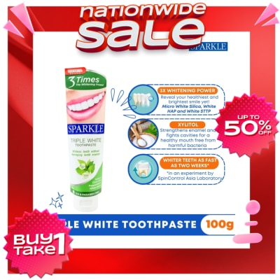 SPARKLE Triple White Toothpaste 100g