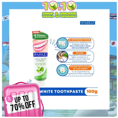 SPARKLE Triple White Toothpaste 100g