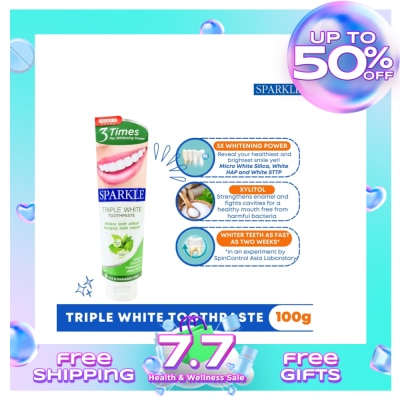 SPARKLE Triple White Toothpaste 100g
