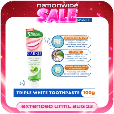 SPARKLE - Triple White Toothpaste 100g image