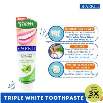 SPARKLE Triple White Toothpaste 100g