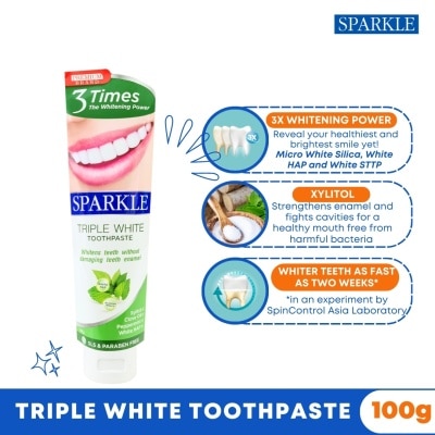 SPARKLE Triple White Toothpaste 100g