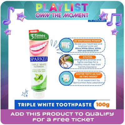 SPARKLE - Triple White Toothpaste 100g