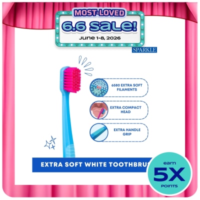 SPARKLE - SPARKLE Extra Soft White Toothbrush