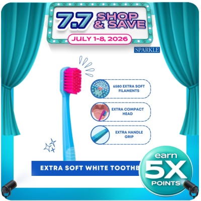 SPARKLE - SPARKLE Extra Soft White Toothbrush