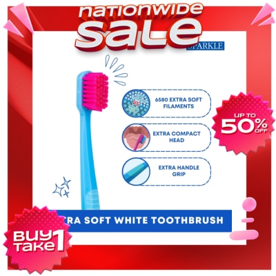 SPARKLE SPARKLE Extra Soft White Toothbrush