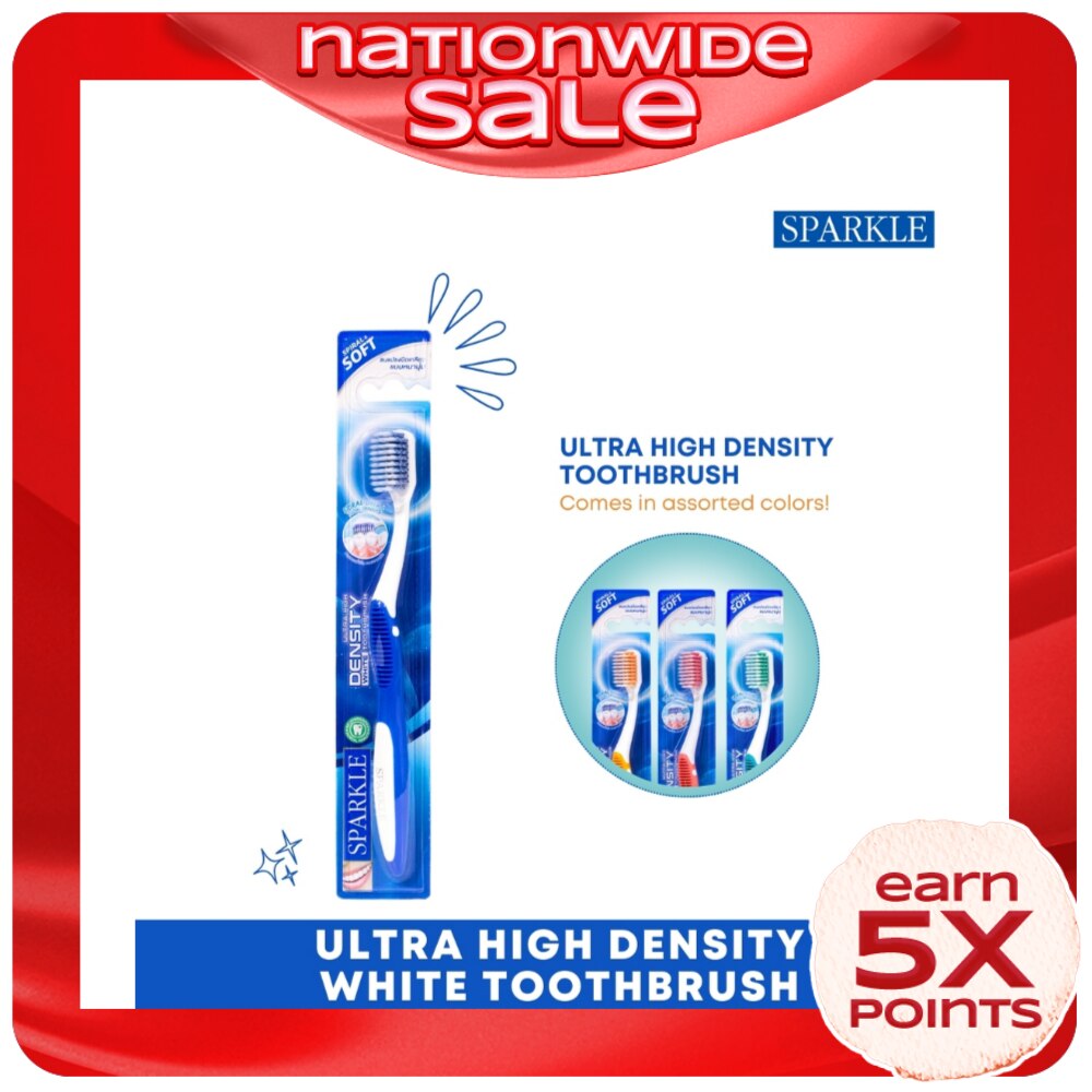 SPARKLE Ultra High Density White Toothbrush