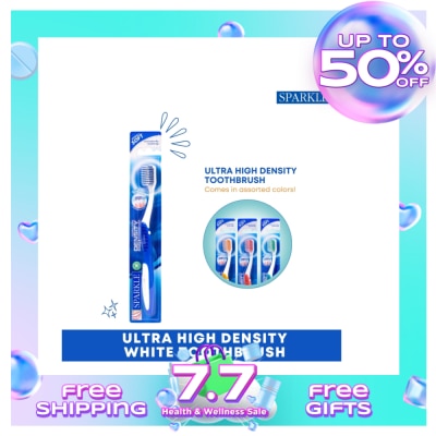 SPARKLE SPARKLE Ultra High Density White Toothbrush
