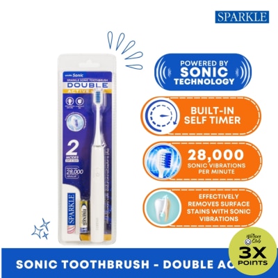 SPARKLE SPARKLE Sonic Toothbrush - Double Active