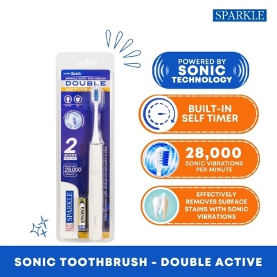 SPARKLE SPARKLE Sonic Toothbrush - Double Active