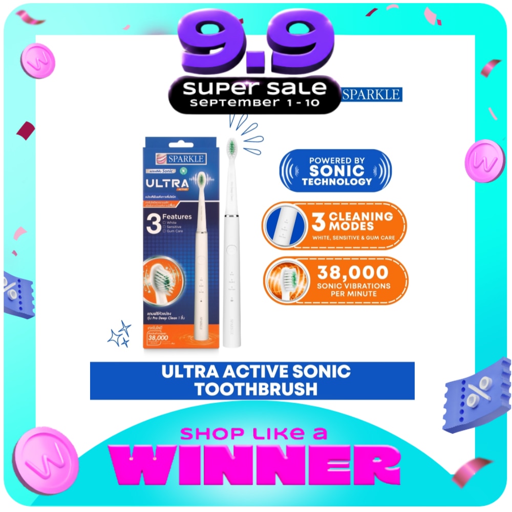 SPARKLE Sonic Ultra Active Toothbrush image