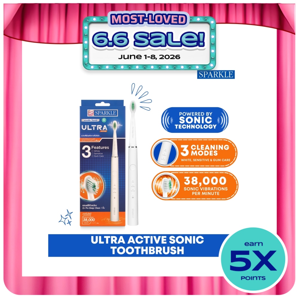 SPARKLE Sonic Ultra Active Toothbrush
