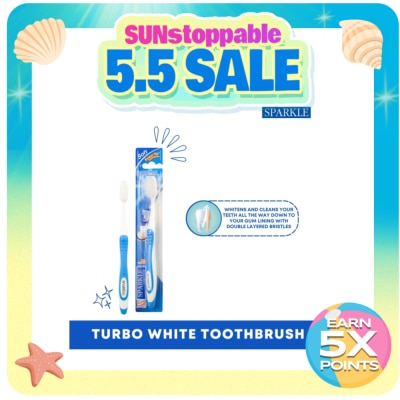 SPARKLE - SPARKLE Turbo White Toothbrush