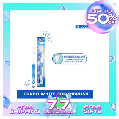 SPARKLE SPARKLE Turbo White Toothbrush